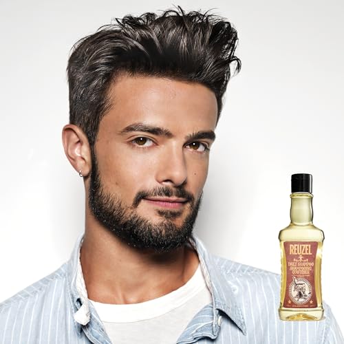 Reuzel Daily Shampoo - Cleanses Hair And Scalp - Ideal For All Hair Types And Frequent Use - Balanced For Excellent Degreasing And Cleansing Without Over Drying - With T4 Tonic Blend