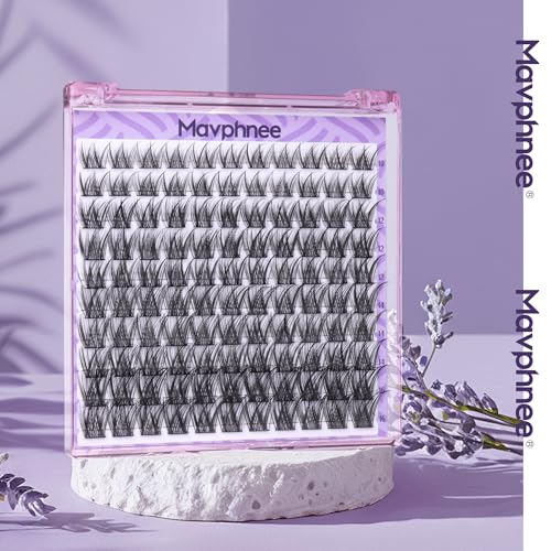 Mavphnee Wispy Cluster Eyelashes 110 Pcs CC Curl Natural Look for Everyday Wear