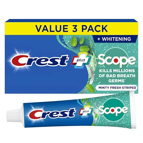 Crest + Scope Complete Whitening Fluoride Toothpaste - 3 Pack, 5.4 oz