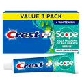 Crest + Scope Complete Whitening Fluoride Toothpaste - 3 Pack, 5.4 oz