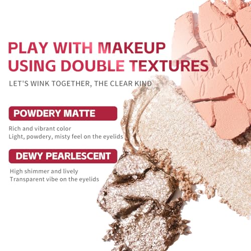 3-in-1 Face Palette: Eyeshadow, Blush & Highlighter Dusty Rose