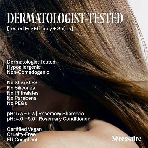 Nécessaire Rosemary Hair Duo Set with Shampoo & Conditioner - 16.9 Fl Oz (Pack of 2)