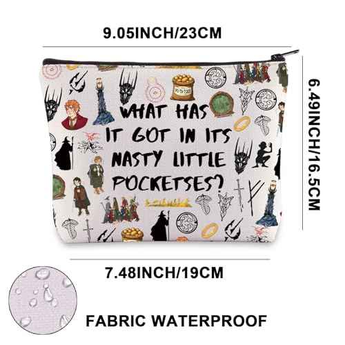 JNIAP Fantasy Movie Makeup Bag Fantasy Movie Gifts What Has It Got In Its Nasty Little Pockets Gifts Fantasy Movie Cosmetic Bag(WHAT HAS mb