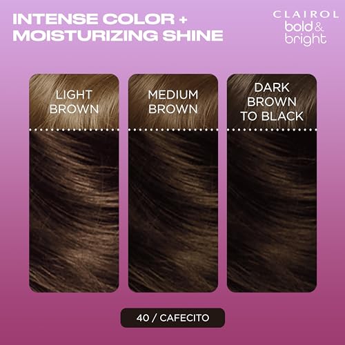 Clairol Bold & Bright Permanent Hair Dye 40 Cafecito - 5.48 Fl Oz