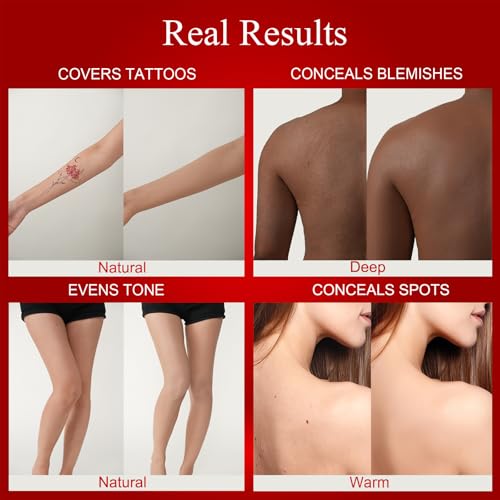 Waterproof Tattoo Cover Up Makeup - 24H Full Coverage