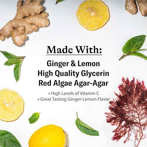 GRETHER'S Sugarfree New Flavor Ginger Lemon Pastilles Remedy for Dry Mouth Relief - Soothing Throat & Healthy Voice - Gift for Singers - 3.75 oz. 1 Pack