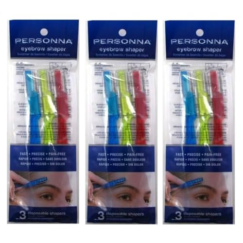 Personna Eyebrow Shaper For Men And Women - 3 Ea (Pack of 3) bundle