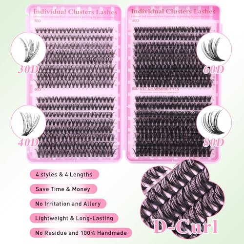 Lash Clusters for Beginners - D Curl DIY Eyelash Extensions Kit