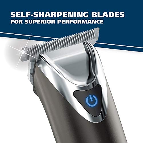 Wahl Stainless Steel Lithium Ion 2.0+ Beard Trimmer Kit