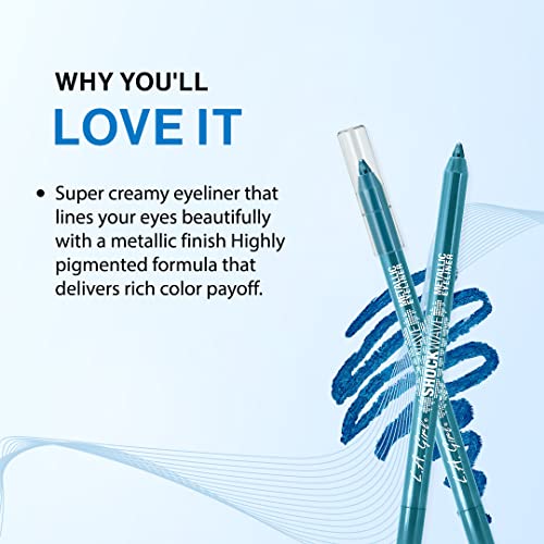 L.A. Girl Shockwave Eyeliner, Ocean GP750 (Pack of 2)