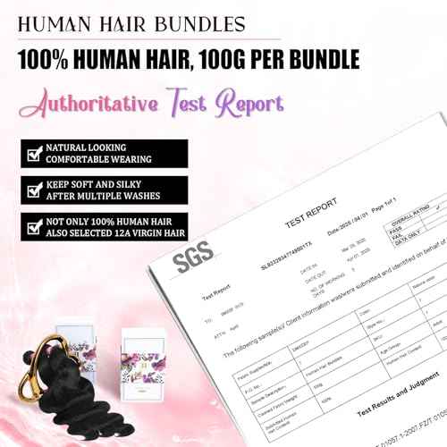 DMKEEP Body Wave Bundles Human Hair 14 14 14 Inch 12A Human Hair Bundles 100% Unprocessed Brazilian Raw Virgin Hair 3 Pcs Quick Weave Human Hair Extensions Natural Color
