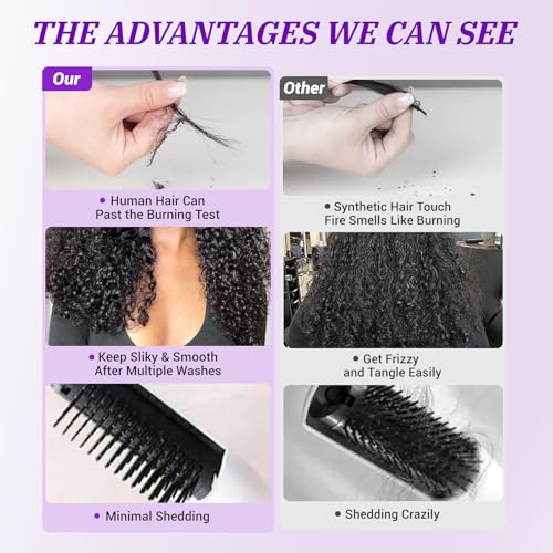 PXCPXC Burmese Curly Water Wave Hair Bundles 3Pcs 18 20 22 Inch Natural Black