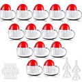 Boao 30 Pieces Valentine Heart Lip Gloss Tube Empty Funny Mini Plastic Lip Gloss Containers with 4 Pieces Plastic Funnels Valentine's Day Gifts for Women Girls DIY Cosmetics, 5 ml