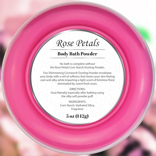 R-NEU Talc-Free Body Powder Rose Petals 5 oz