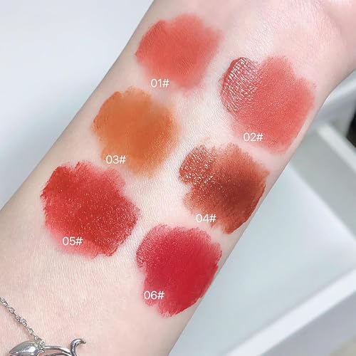 3-Piece Matte Liquid Lipstick Set with Cute Rabbit Keychain