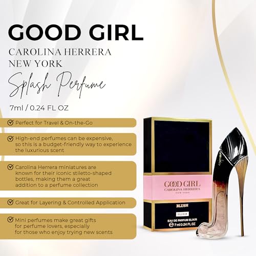Good Girl Blush Elixir by Carolina Herrera – 0.24 oz Mini EDP