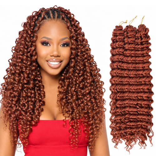 FEILIMEI 22 Inch Ocean Wave Crochet Hair Extensions 6 Pack for Boho Hairstyles