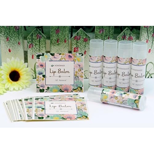 Assorted T2 Adensive Lip Balm Label Sticker for Container - 100pcs Paper Stickers
