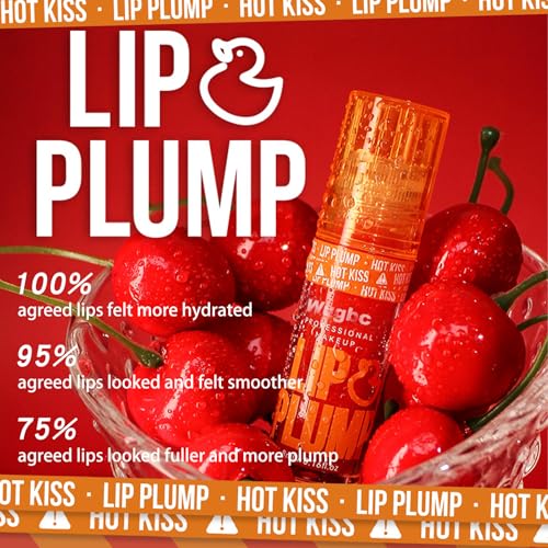 Lip Plumper Gloss Set - 3 Colors with Plumping Oil