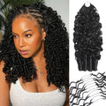 Virgin Human Hair Crochet Extensions 14" Burmese Curly