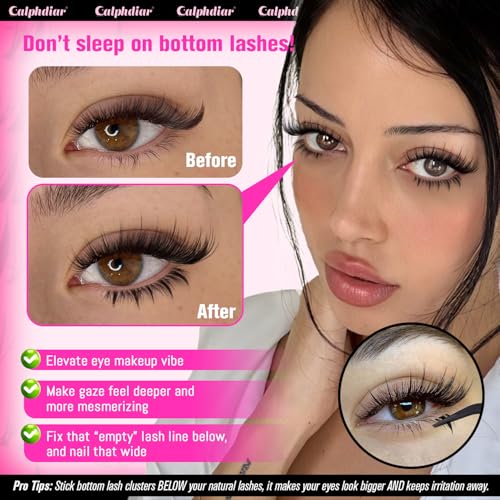 Bottom Lash Clusters 5-7mm Fairy Eyelash Extensions