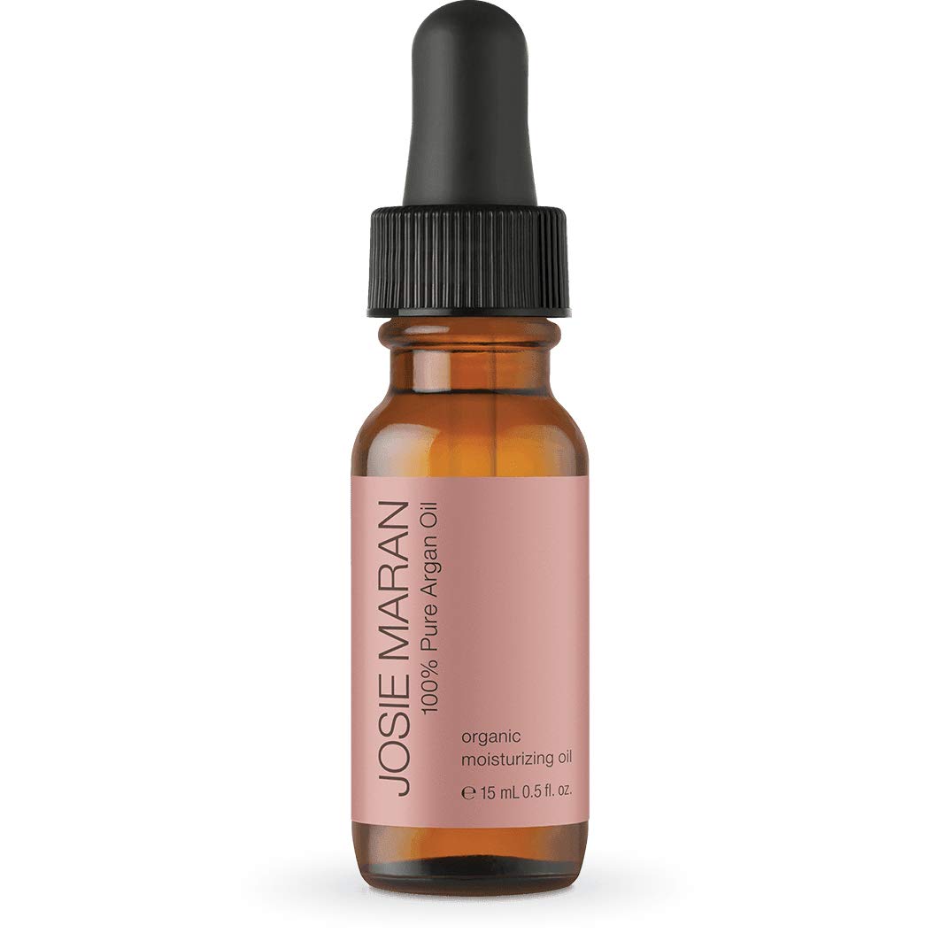 Josie Maran 100% Pure Argan Oil (0.5oz) - Organic Moroccan Skin Growth Serum - Hydrating Anti-Aging Care