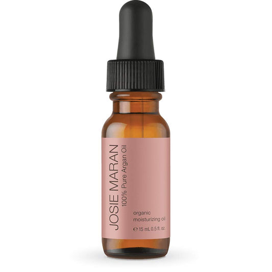 Josie Maran 100% Pure Argan Oil (0.5oz) - Organic Moroccan Skin Growth Serum - Hydrating Anti-Aging Care