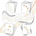 20 Pcs Gold Glitter Freckles Face Tattoo Waterproof Makeup