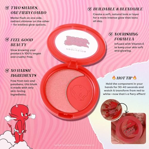 Profusion Casper & Hot Stuff Blush Duo - Matte & Shimmer