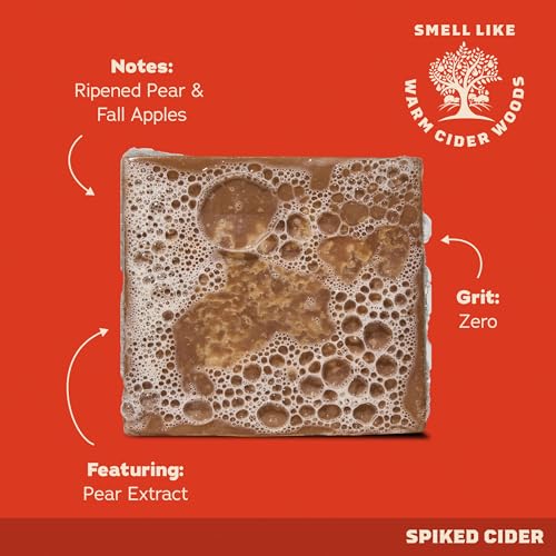 Dr. Squatch Fall Collection - Natural 3 Soap Gift Set - Cold Process Soap with No Harsh Chemicals - Drunk'n Pumpkin, Spiked Cider, Flannel Forest (3 Pack)