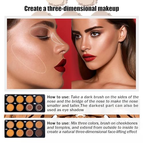 Matte 8-Color Contour & Highlight Powder Palette