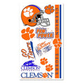Clemson Tigers Temporary Tattoos (20-Pack, Made in USA)