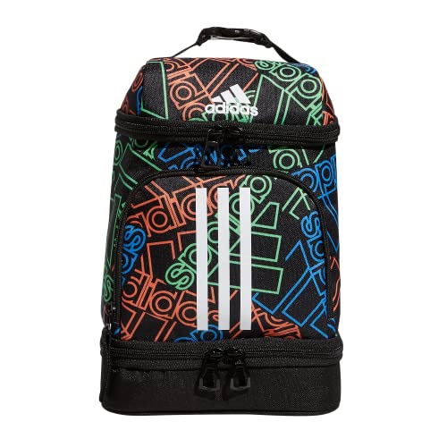 adidas Excel 2 Insulated Lunch Bag, Outline BOS Toss/Black, One Size