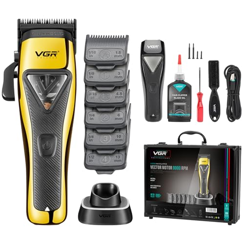 VGR 015 Professional Cordless Hair Clipper - 9000 RPM