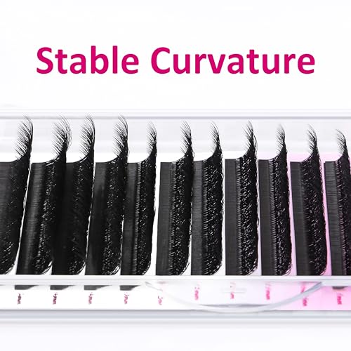 5D Premade Volume Lash Extensions D Curl 9-15mm Mix