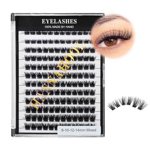 Mixed 8-10-12-14mm Cluster Lashes | Soft Volume Eyelash Extensions