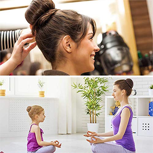 Hair Donut Bun Maker, 2-Pack Medium 3-Inch Ring Shaper