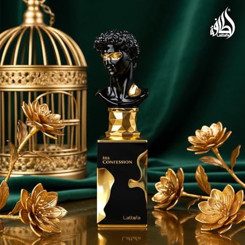 Lattafa His Confession Eau de Parfum for Men, 3.4 oz