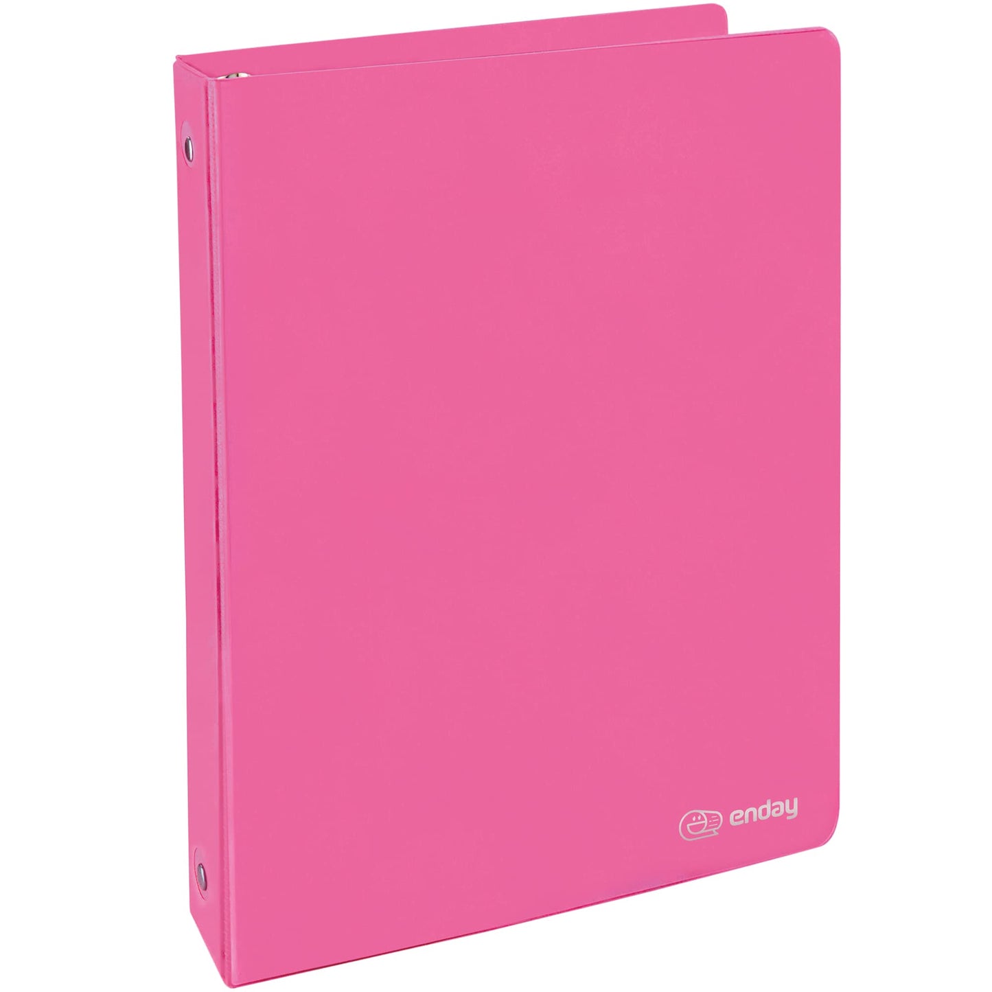 1 Inch 3 Ring Binder 1” Binder Pink Clear View Cover with 2 Inside Pockets, Colored School Supplies Office and Home Binders – by Enday