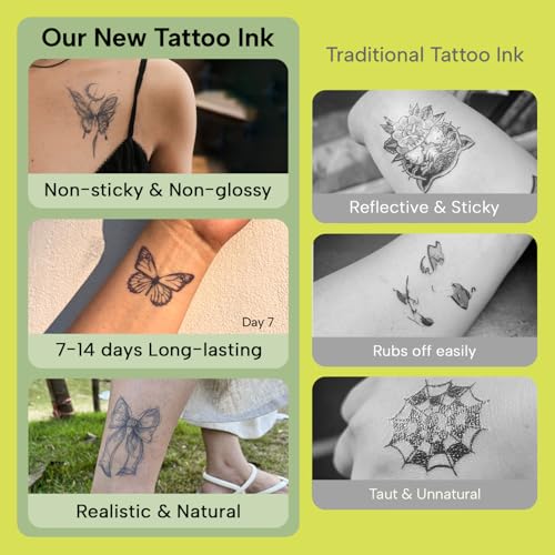 Celestial Temporary Tattoos ? Realistic & Long-Lasting Sun Moon Star Minimal Fake Tattoos, Waterproof Semi-Permanent Body Stickers for Shoulder, Neck, Collarbone