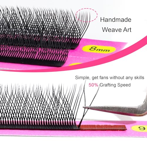 TDANCE YY Lash Extensions Premade Volume Fans 0.07mm 8-15mm