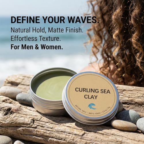 Louma Matte Texturizing Hair Clay for Men, 2.0 oz