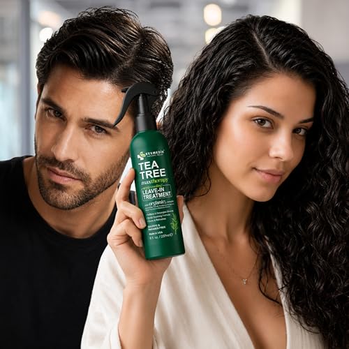 KESMEDIK Tea Tree Oil Leave-In Conditioner & Detangler Spray