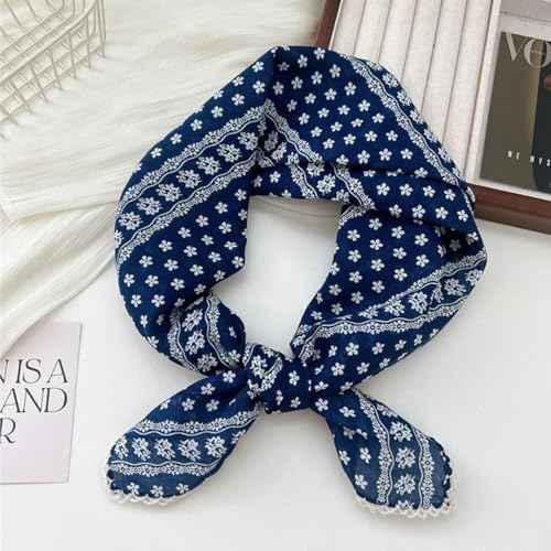 2 Pack Large Cotton Bandana Headband, Head Wrap, Protective Coverage, Hair Neck Scarf for Women 28 x 28 inch