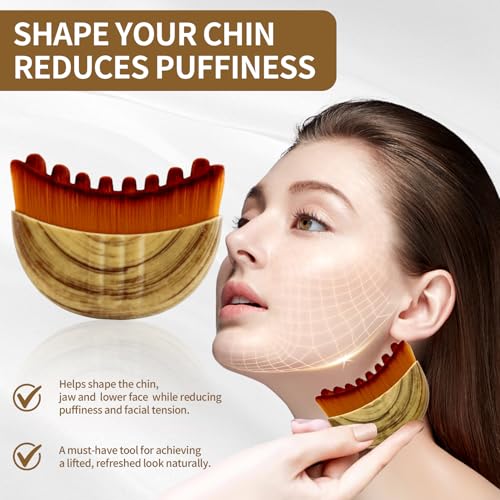 Lymphatic Contour Face Brush - Soft Drainage Massager for Puffiness - Style A