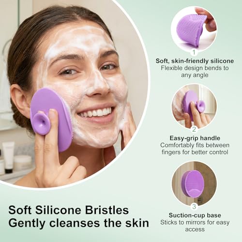3-in-1 Blackhead Remover Tools Set with Silicone Scrubber