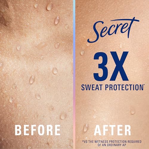 Invisible Solid Antiperspirant Deodorant for Women - 100HR Sweat & Odor Protection with Hyaluronic Acid, 2.6 oz