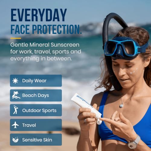 Dermatone Mineral SPF 30 Face Sunscreen Lotion with Vitamin C & Aloe, Unscented 2 oz