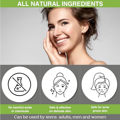 Natural Microdermabrasion Face Scrub and Skin Exfoliator