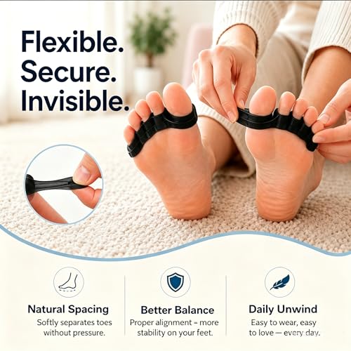 Silicone Toe Separators for Bunions & Alignment